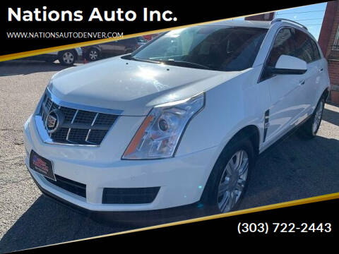 2012 Cadillac SRX for sale at Nations Auto Inc. in Denver CO