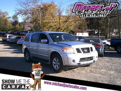 2008 Nissan Armada for sale at MICHAEL J'S AUTO SALES in Cleves OH