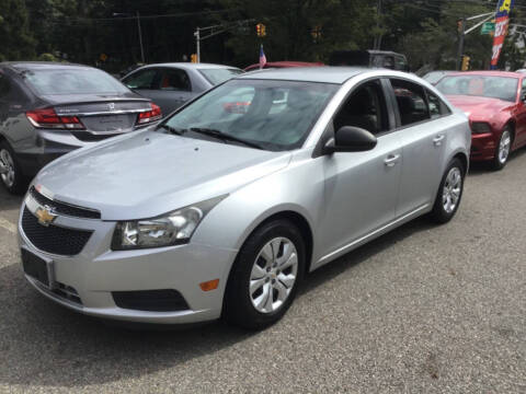 2014 Chevrolet Cruze for sale at Mine Hill Motors LLC in Mine Hill NJ