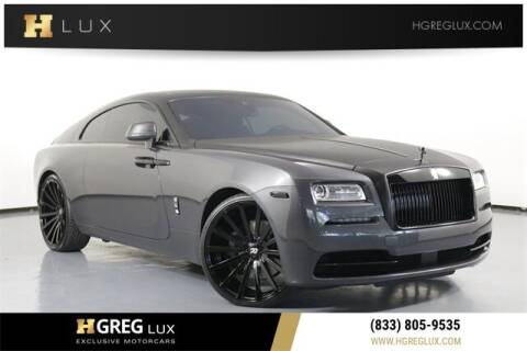 2015 Rolls-Royce Wraith for sale at HGREG LUX EXCLUSIVE MOTORCARS in Pompano Beach FL