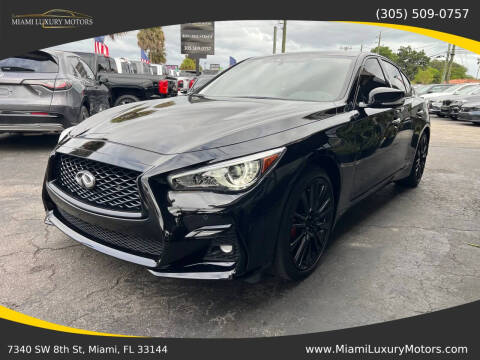 2023 Infiniti Q50 Red Sport 400