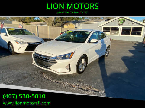 2020 Hyundai Elantra for sale at LION MOTORS in Orlando FL