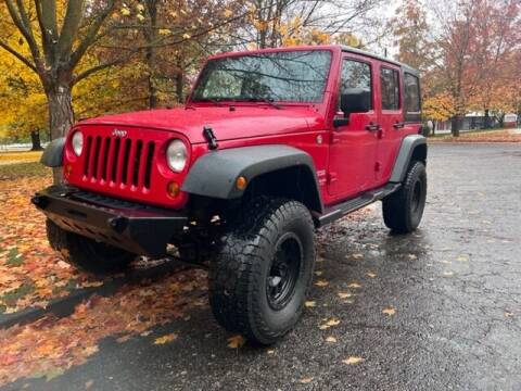 2012 Jeep Wrangler Unlimited for sale at NATIONAL AUTO SALES AND SERVICE LLC in Spokane WA