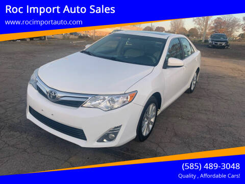 2012 Toyota Camry for sale at Roc Import Auto Sales in Rochester NY