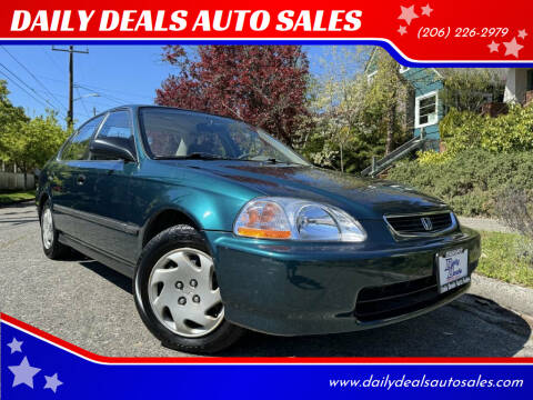 1996 Honda Civic for sale at DAILY DEALS AUTO SALES in Seattle WA