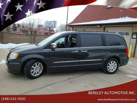2012 Chrysler Town and Country for sale at Berkley Automotive Inc. in Berkley MI