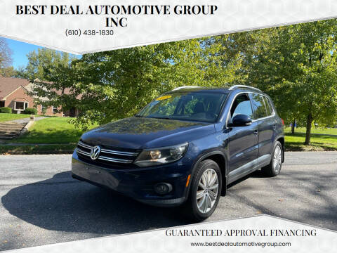 2013 Volkswagen Tiguan for sale at Best Deal Automotive Group INC in Easton PA