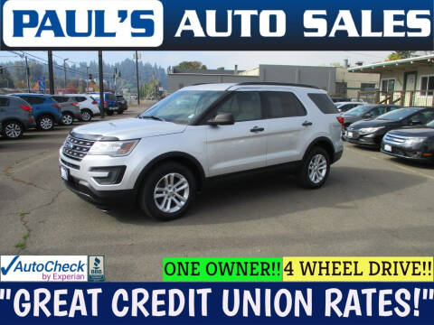 2016 Ford Explorer for sale at Paul's Auto Sales in Eugene OR