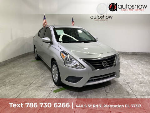 2016 Nissan Versa for sale at AUTOSHOW SALES & SERVICE in Plantation FL