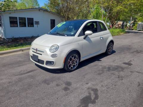 2012 FIAT 500 for sale at TR MOTORS in Gastonia NC