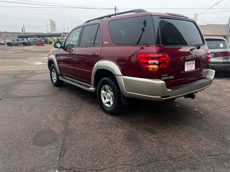 2001 Toyota Sequoia for sale at Canyon Auto Sales LLC in Sioux City IA