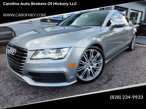2012 Audi A7 for sale at Carolina Auto Brokers of Hickory LLC in Newton NC
