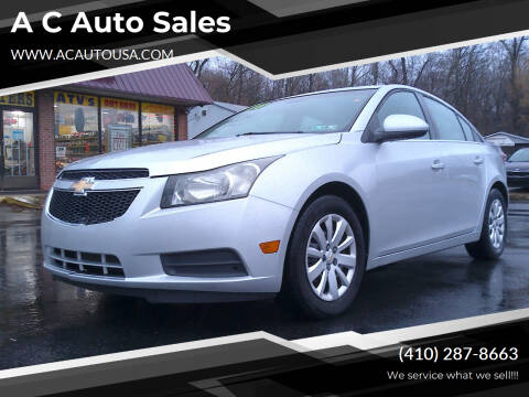 2011 Chevrolet Cruze for sale at A C Auto Sales in Elkton MD