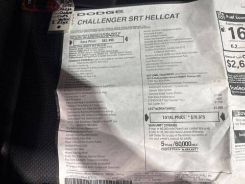 2017 Dodge Challenger SRT Hellcat