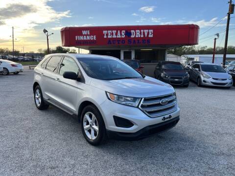 2017 Ford Edge for sale at Texas Drive LLC in Garland TX