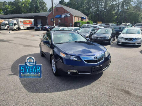2013 Acura TL for sale at Complete Auto Center , Inc in Raleigh NC