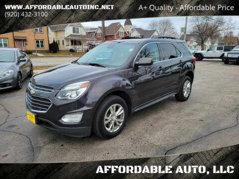2016 Chevrolet Equinox for sale at AFFORDABLE AUTO, LLC in Green Bay WI