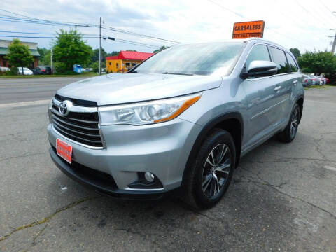 2016 Toyota Highlander for sale at Cars 4 Less in Manassas VA