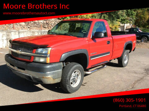 2003 Chevrolet Silverado 2500HD for sale at Moore Brothers Inc in Portland CT