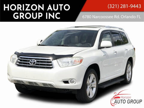 2008 Toyota Highlander for sale at HORIZON AUTO GROUP INC in Orlando FL