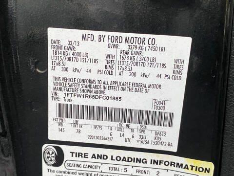 2013 Ford F-150 SVT Raptor