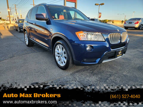 2013 BMW X3 for sale at Auto Max Brokers in Palmdale CA