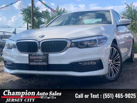 2018 BMW 5 Series for sale at CHAMPION AUTO SALES OF JERSEY CITY in Jersey City NJ