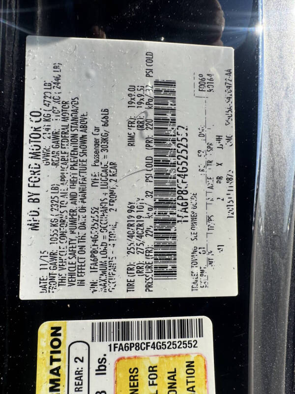 2016 Ford Mustang GT Premium