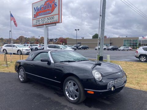 2003 Ford Thunderbird for sale at McCully's Automotive in Benton KY