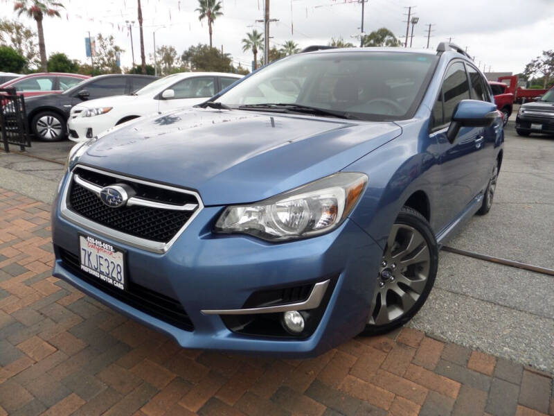 2015 Subaru Impreza for sale at PREFERRED MOTOR CARS in Covina CA