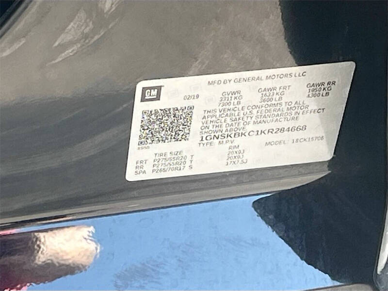 2019 Chevrolet Tahoe LT