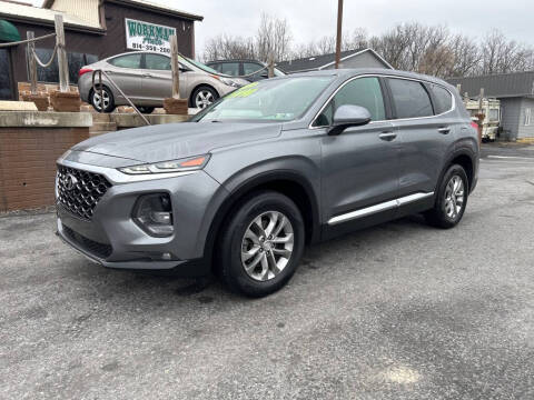 2019 Hyundai Santa Fe for sale at WORKMAN AUTO INC in Bellefonte PA
