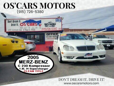 2005 Mercedes-Benz C-Class for sale at Os'Cars Motors in El Paso TX