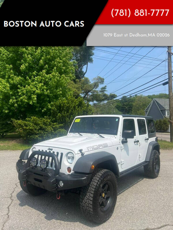 2013 Jeep Wrangler Unlimited for sale at Boston Auto Cars in Dedham MA