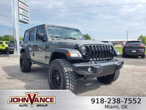 2023 Jeep Wrangler for sale at Vance Fleet Services in Guthrie OK