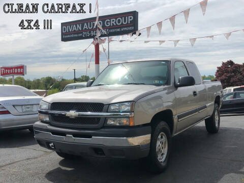2004 Chevrolet Silverado 1500 for sale at Divan Auto Group in Feasterville Trevose PA
