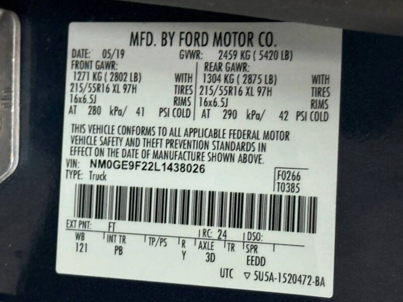 2020 Ford Transit Connect XLT