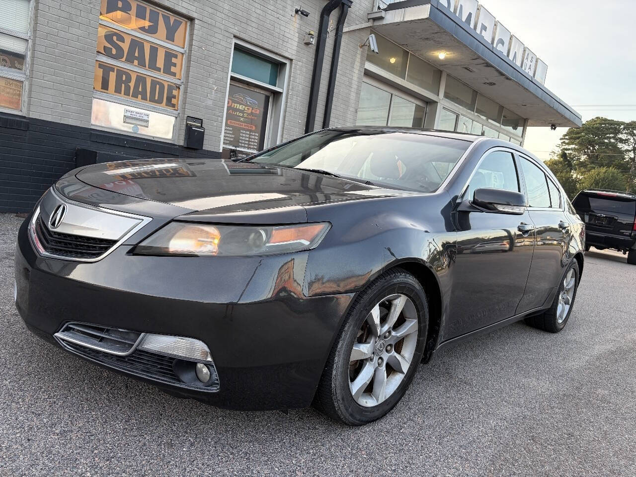 Gray (Graphite Luster Metallic) 2012 Acura TL Sedan Front-Wheel Drive 6-Speed Automatic