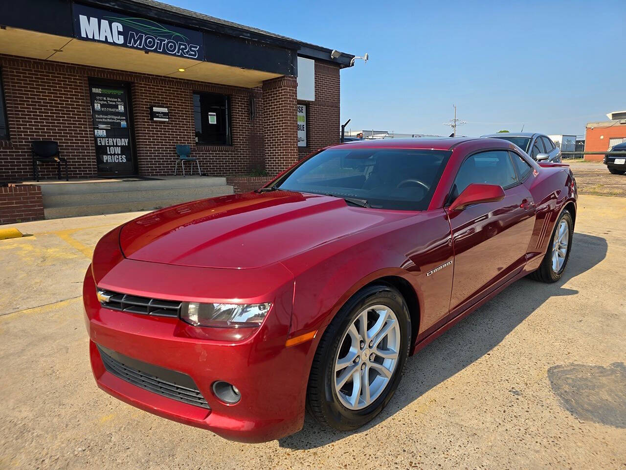 2015 Chevrolet Camaro for sale at Mac Motors in Arlington, TX