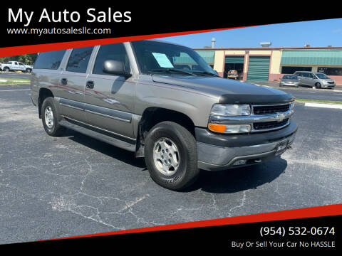 2002 Chevrolet Suburban for sale at My Auto Sales in Margate FL