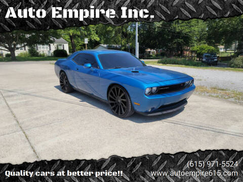 2013 Dodge Challenger for sale at Auto Empire Inc. in Murfreesboro TN