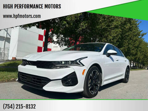 2021 Kia K5 for sale at HIGH PERFORMANCE MOTORS in Hollywood FL