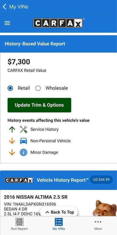 2016 Nissan Altima 2.5 SR