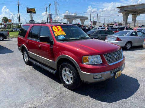 2003 Ford Expedition for sale at Texas 1 Auto Finance in Kemah TX