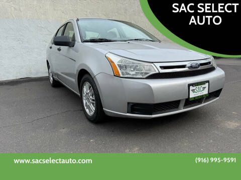 2010 Ford Focus for sale at SAC SELECT AUTO in Sacramento CA