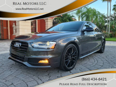 2016 Audi A4 for sale at Real Motors LLC in Clearwater FL