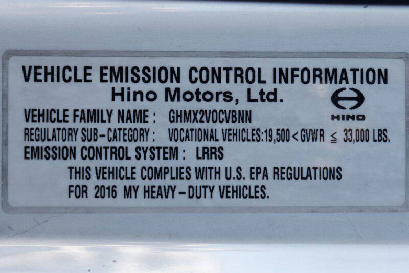2016 Hino 338