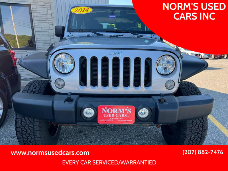 2014 Jeep Wrangler for sale at NORM'S USED CARS INC in Wiscasset ME