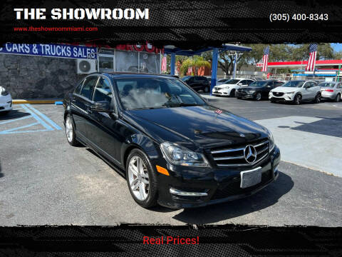 2014 Mercedes-Benz C-Class for sale at THE SHOWROOM in Miami FL