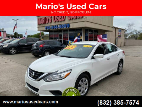 2016 Nissan Altima for sale at Mario's Used Cars in Houston TX